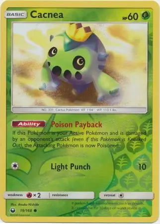 Celestial Storm Cacnea #19/168 reverse holo
